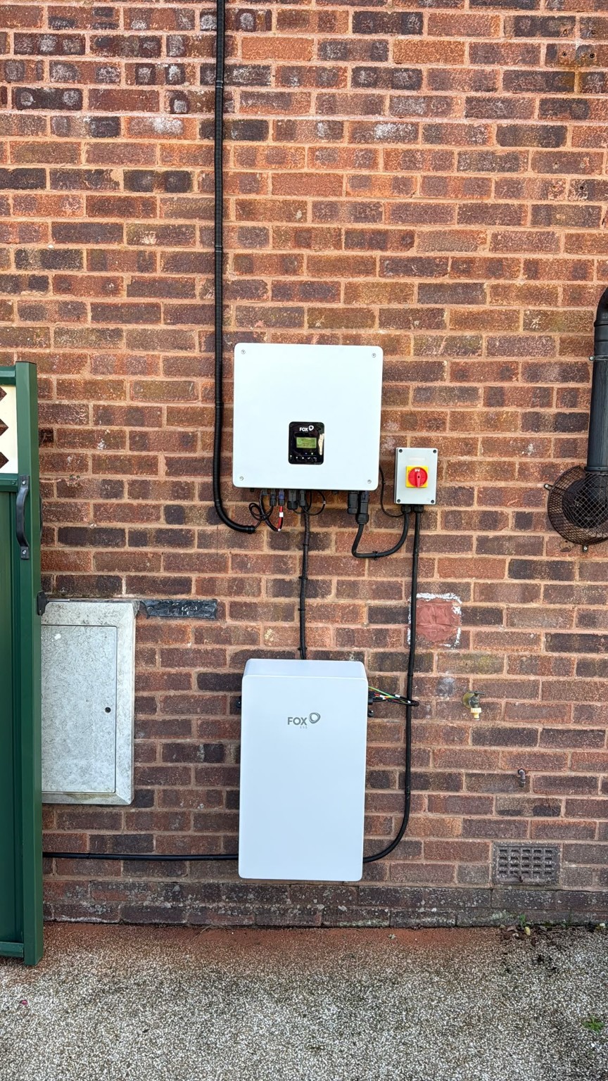 Fox ESS battery installed by EnviroHomes